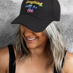 Everything Will Be Ok Colorful Baseball Cap