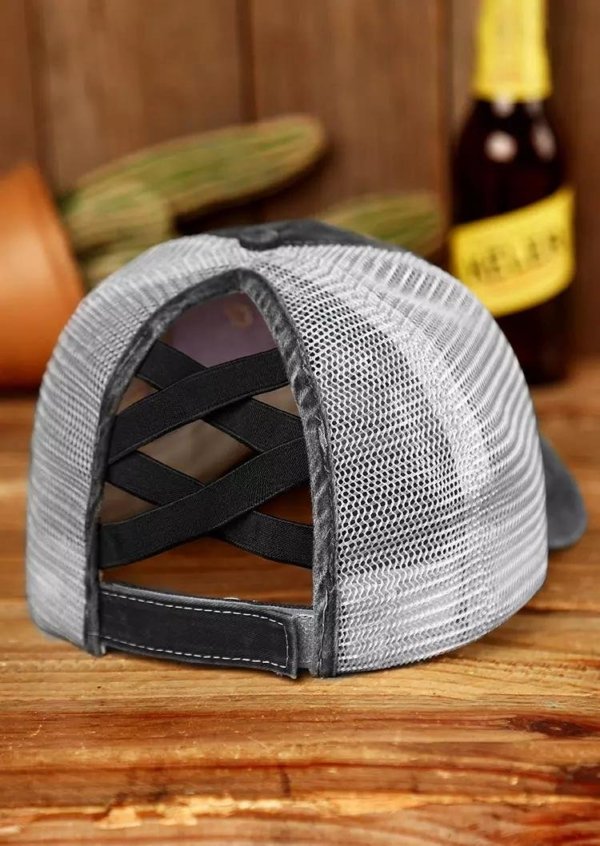 I'll Bring The Alcohol Criss-Cross Baseball Cap - Gray