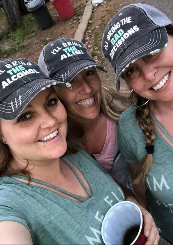 I'll Bring The Alcohol Criss-Cross Baseball Cap - Gray